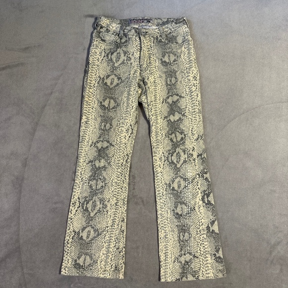 Parasuco Jeans Extreme Fit Women's Snakeskin Print Style# 8121 Size 28 Y2K Club - Picture 1 of 11